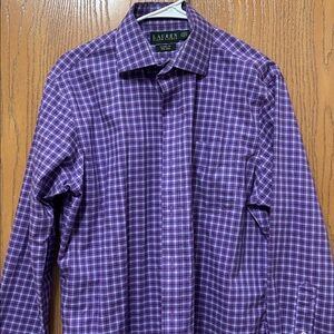 Ralph Lauren Purple Plaid Men's Shirt
